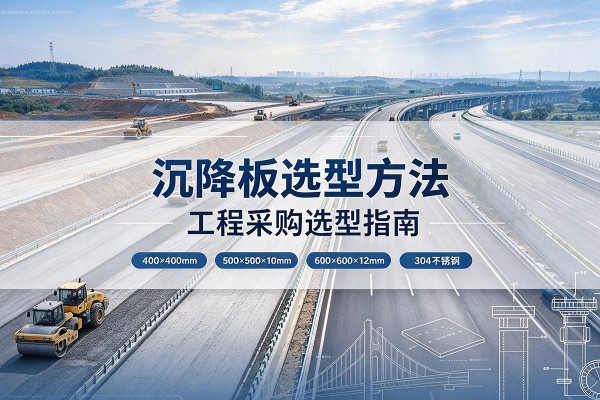 湘潭沉降板选择方法