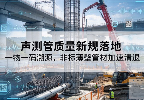 湘潭声测管质量新规落地，一物一码溯源，非标薄壁管材加速清退