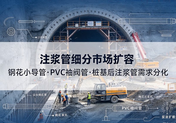 湘潭注浆管细分市场扩容，隧道钢花小导管、PVC 袖阀管、桩基后注浆管需求分化