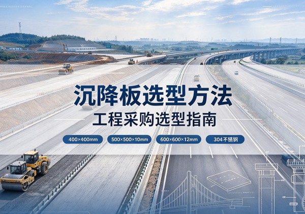 湘潭沉降板选择方法